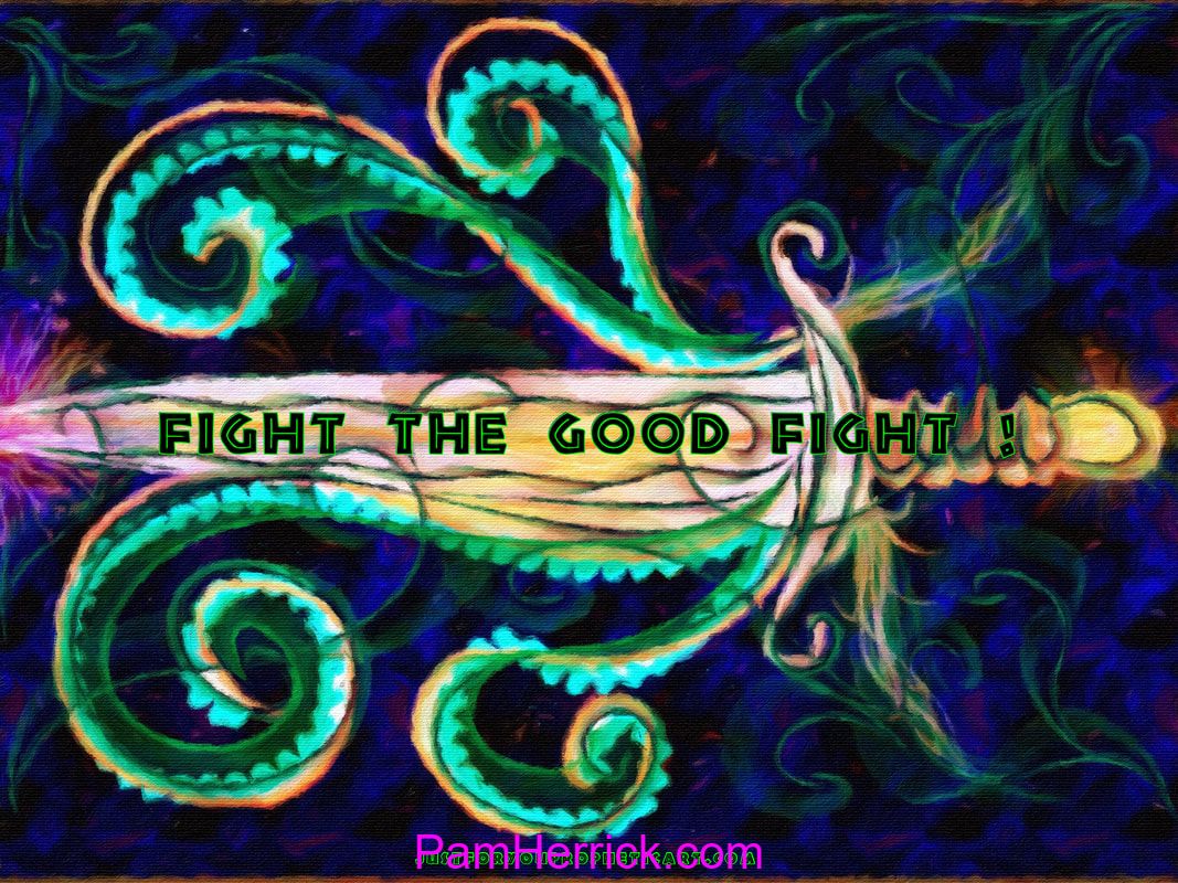 Sword of the Spirit by #PamHerrick - Just For You Prophetic Art, please click for encouraging story